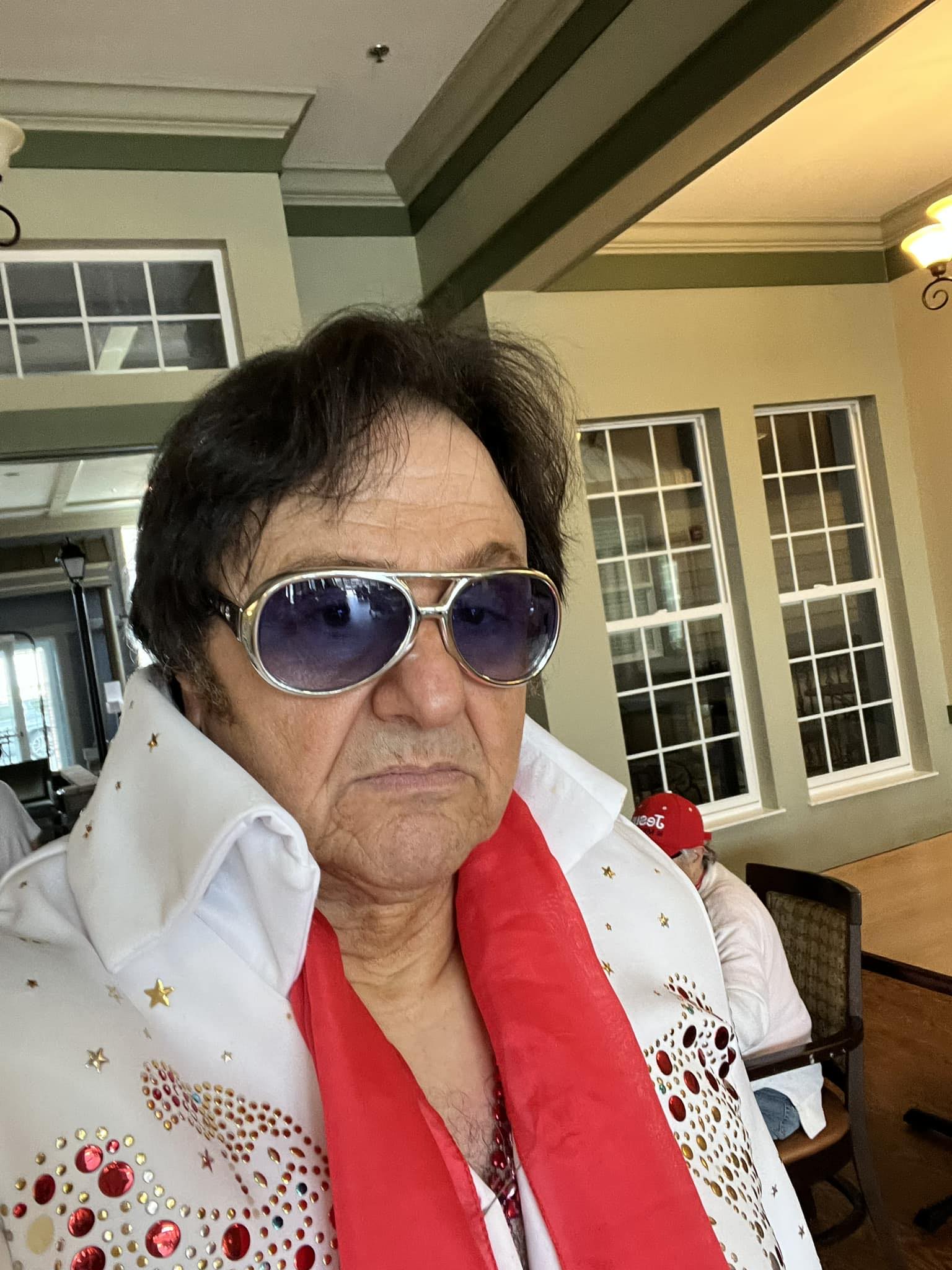 Paul Floriano doing an Elvis impersonation